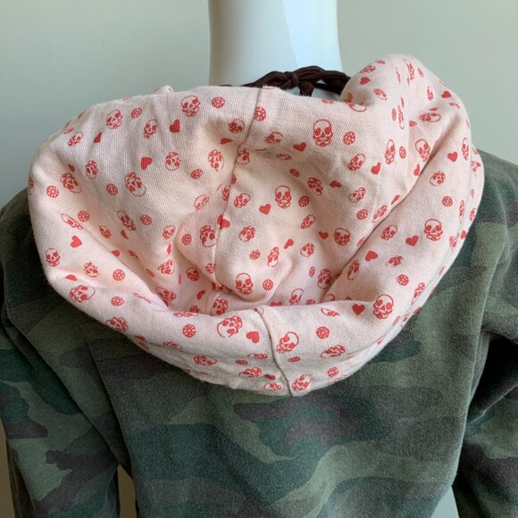 Billabong camouflage camo heart hoodie sweater - Picture 7 of 7